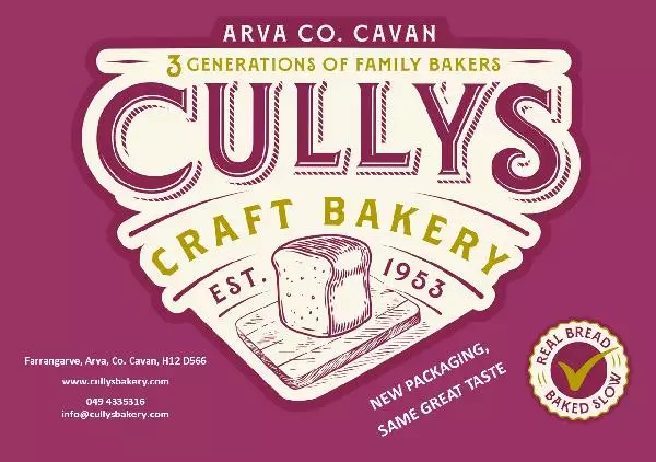 Cullys Bakery (Half Page Advert)
